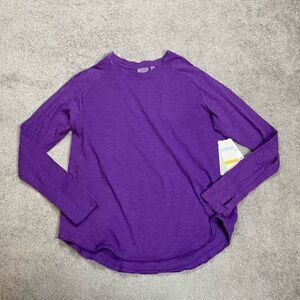 Zella Women’s XS Purple Active Wear Athletic Long Sleeve Top Shirt NWT